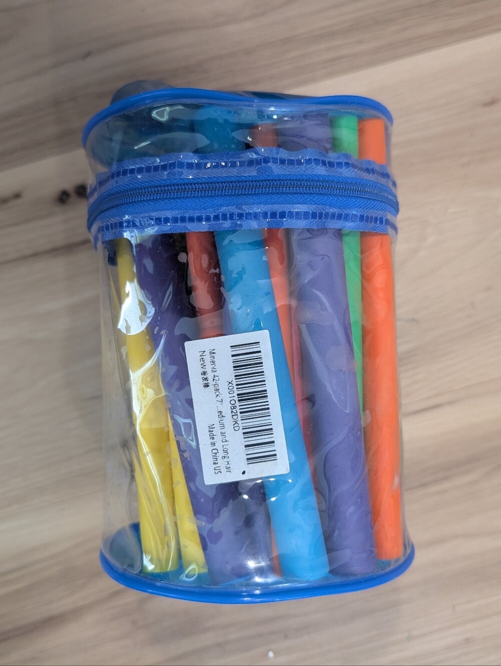 Amazon Set of flexible curling rods for any hair type, roll dry or wet. BNIB